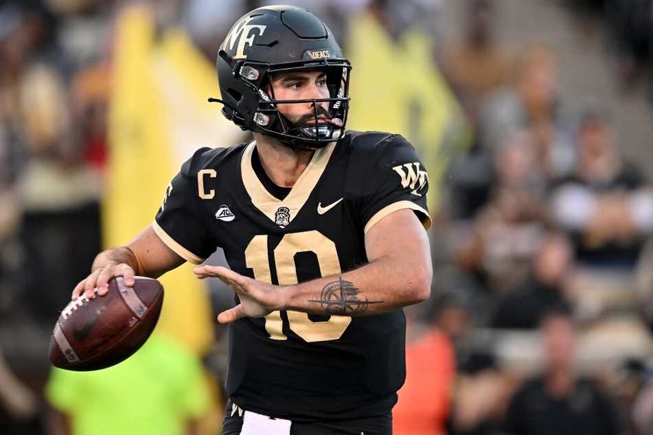 Wake Forest's record-breaking quarterback Sam Hartman is reportedly entering the transfer portal with only a single season left of eligibility.