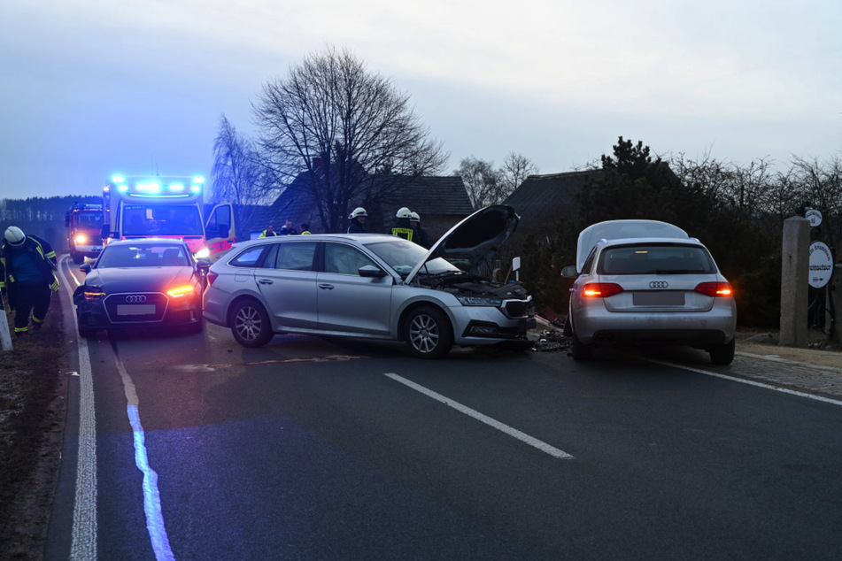 Auf der S111 kam es am Dienstagmorgen zu einem Unfall mit drei beteiligten Fahrzeugen.