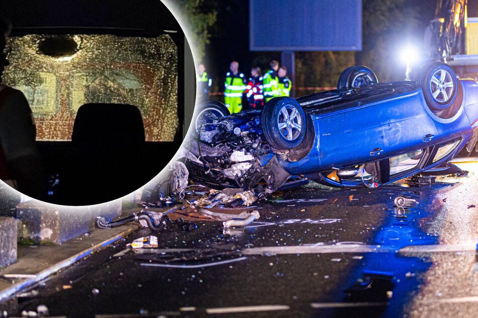 Betrunkener Autofahrer baut Unfall auf Brücke - ICE mit 900 Menschen stundenlang lahmgelegt