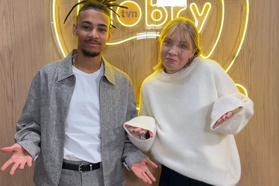 Waren Gäste in der TV-Show "Dzień Dobry TVN": Eislauf-Ehepaar Diané (24) und Kamila Sellier (25).