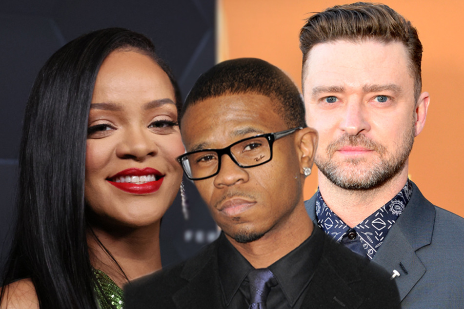 Rihanna (l), Chamillionaire (c), and Justin Timberlake all have respective anthems from the past.