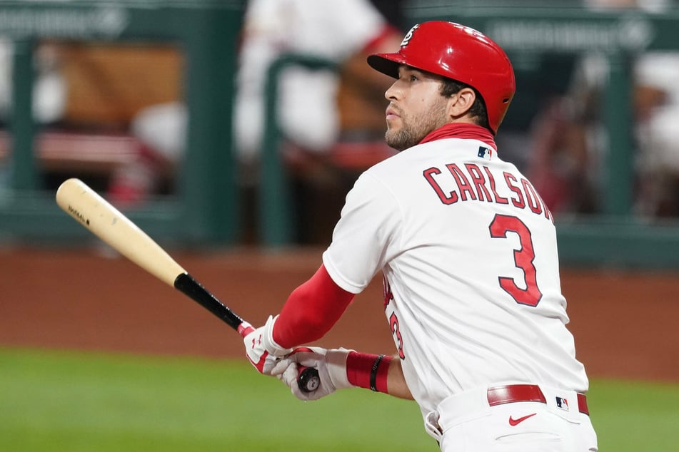 Dylan Carlson hit two homers, including a grand slam to help the Cardinals beat the Padres on Friday night.