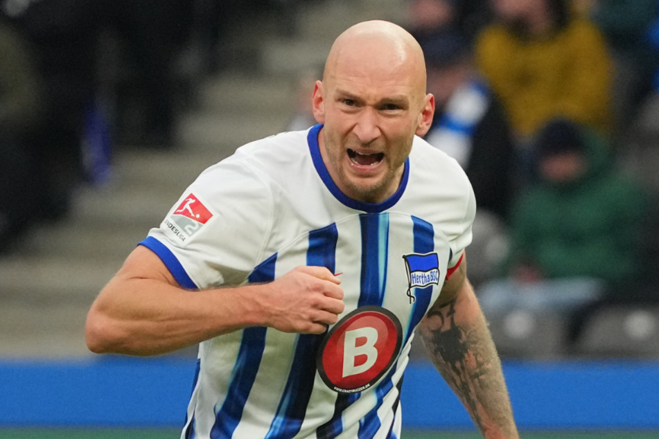 Leistner wurde bei Hertha in seiner Premierensaison gleich zum Kapitän.