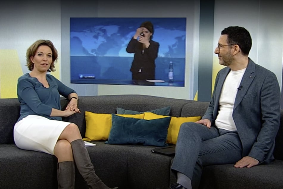 Die "Morgenmagazin"-Moderatoren Anna Planken (45) und Till Nassif (55) wollten zur "Tagesschau" übergeben, doch Moderatorin Susanne Daubner (64) war noch überhaupt nicht fertig.