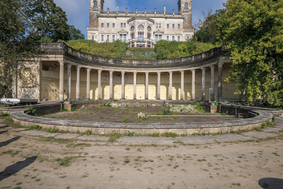 Das Römische Bad unterhalb von Schloss Albrechtsberg soll aus dem Dornröschenschlaf erwachen, doch dafür braucht es Geld.
