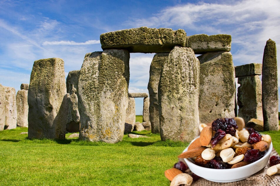 New evidence suggests the builders of Stonehenge, a monument that remains one of history's greatest mysteries, ate sweet plants and nuts.