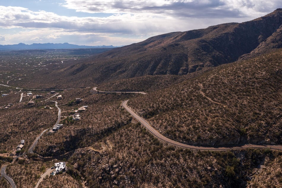 Zwischenzeitlich raste der Mann eine Straße des Mount Lemmon nach oben.