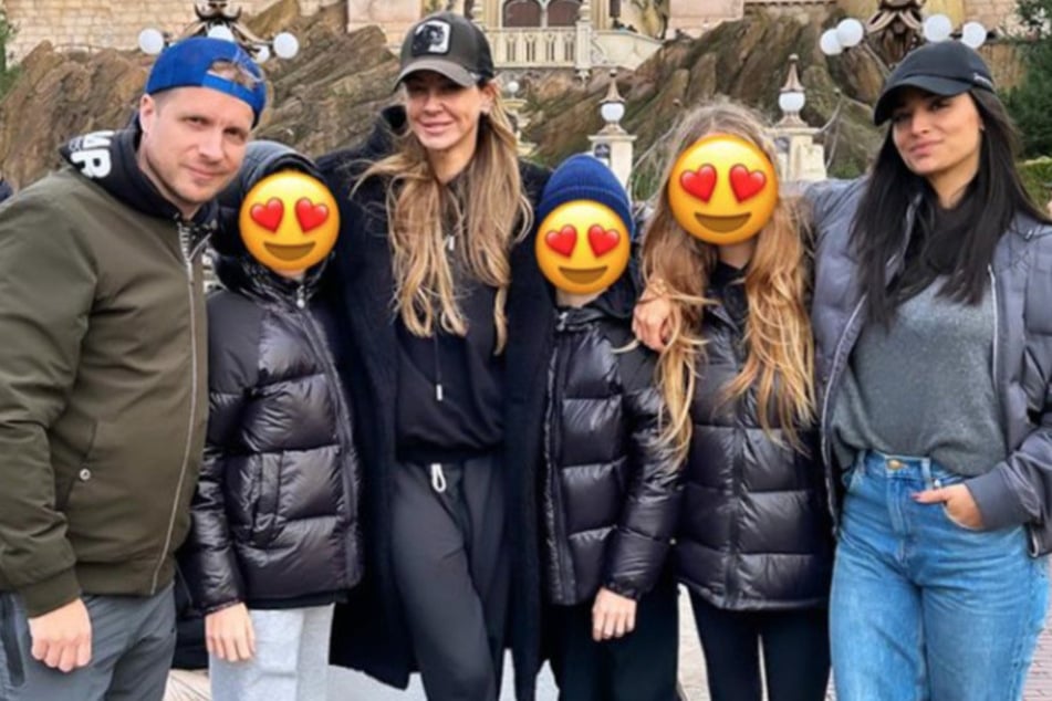 Familienaufnahmen wie diese sind im öffentlichen Leben von Oliver Pocher äußerst selten zu finden.