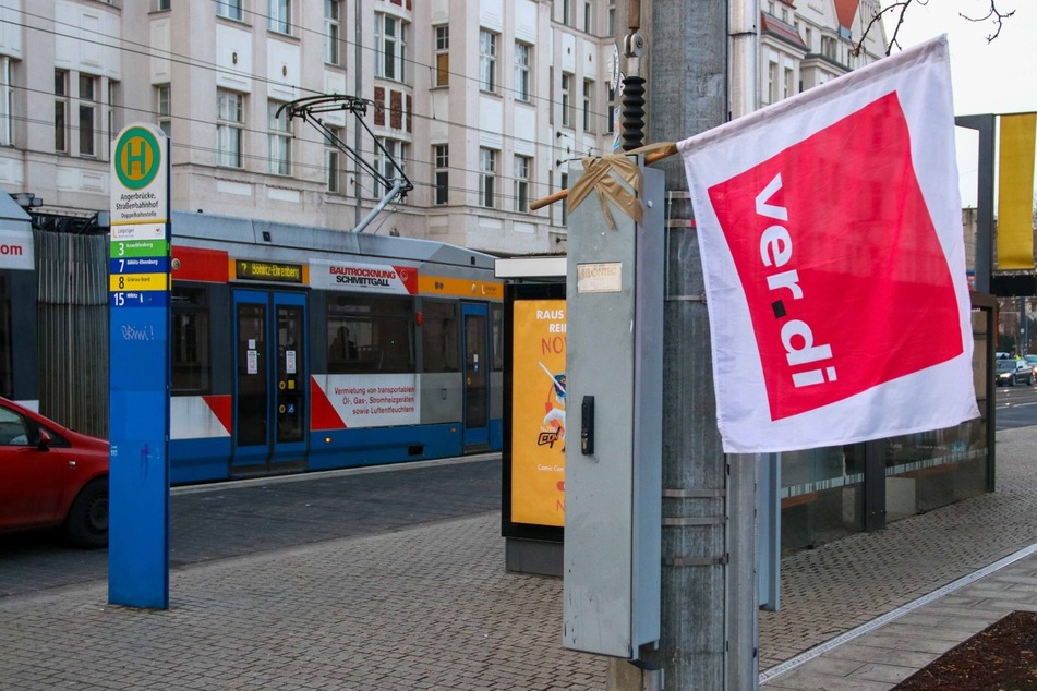 Die Trams verkehren in unregelmäßigen Abständen.