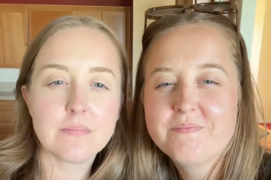 Heather Myles (36, rechts im Bild) und ihre Zwillingsschwester sehen sich gar nicht so ähnlich.
