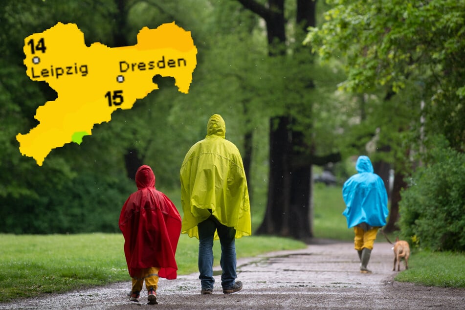 Am Sonntag wird es regnerisch in Sachsen.