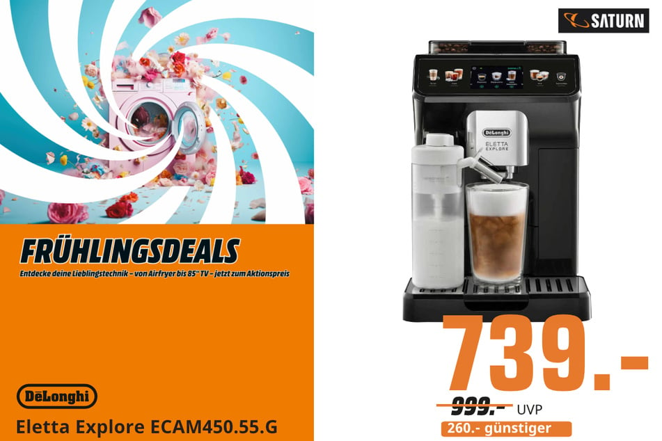 DeLonghi-Kaffeevollautomat für 739 statt 999 Euro.