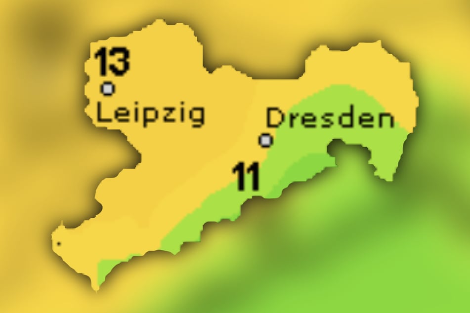 Es wird ungewöhnlich warm in Sachsen.