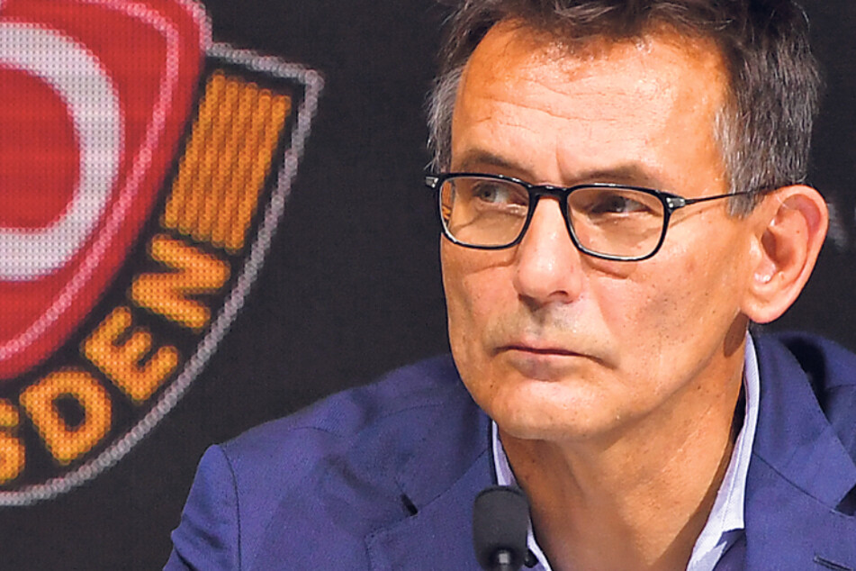 Dynamos kaufmännischer Geschäftsführer Michael Born nimmt es, wie es ist: "Es hilft kein Jammern!"