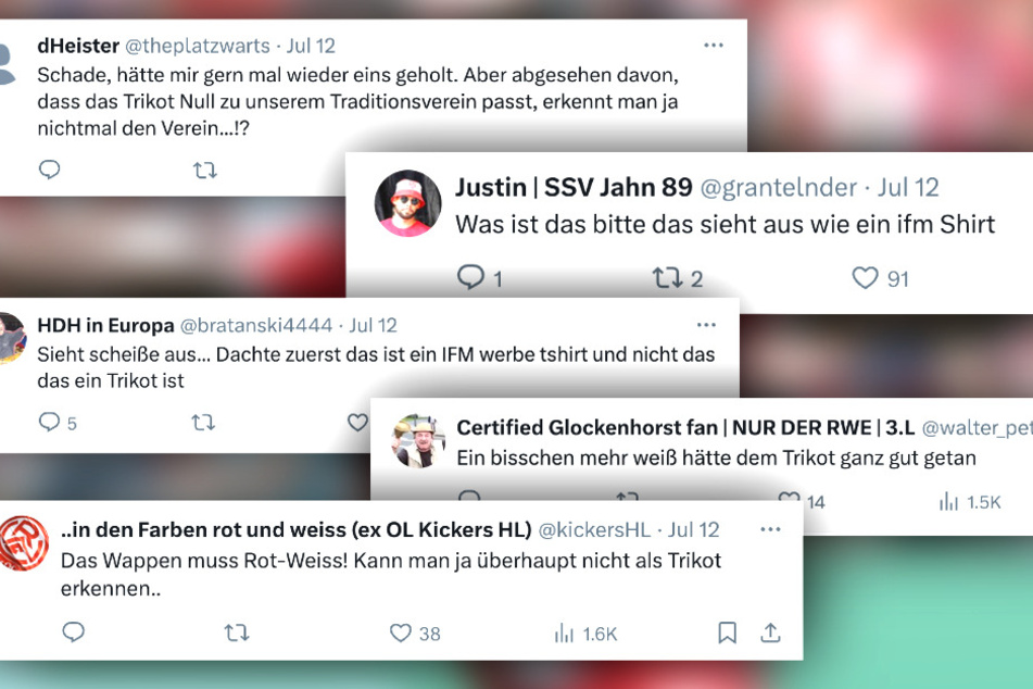 Die Trikotvorstellung bei Rot-Weiss Essen wurde mit negativen Kommentaren überflutet.