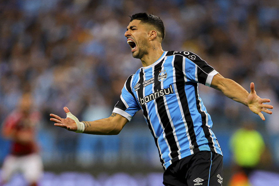 Ex-Barça-Star Luis Suárez (36) kickt nun für Grêmio in Brasilien. (Archivbild)