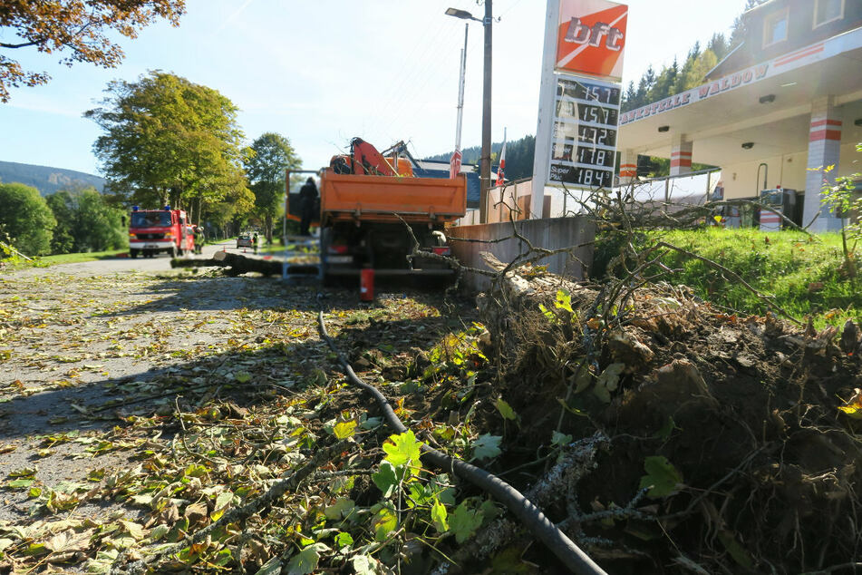 Während des Einsatzes musste die S271 voll gesperrt werden.