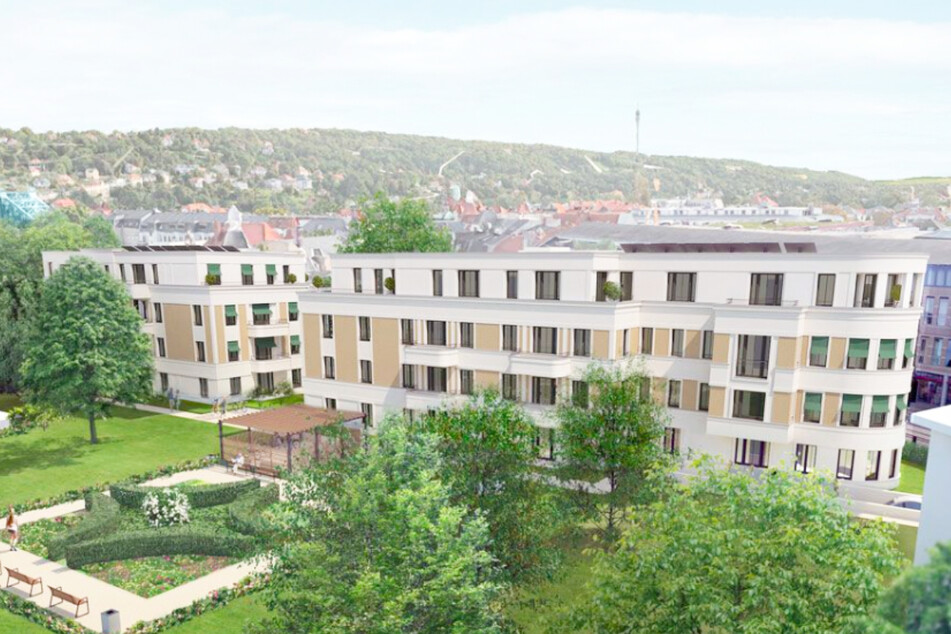 2 Mehrfamilienhäuser mit Tiefgarage in Dresden.
Erstellung in 2018/19