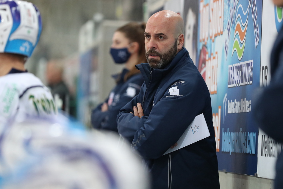 Rico Rossi konnte nicht zufrieden mit dem Auftritt seiner Mannschaft in Weißwasser sein.