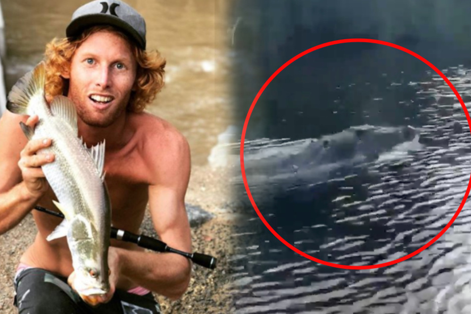 Croc vs. speedboat: Aussie man films crocodile racing alongside boat