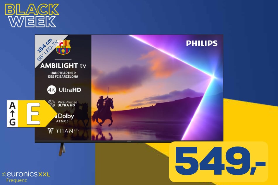 65-Zoll Philips-Fernseher 65PUS8500/12 für 549 Euro.