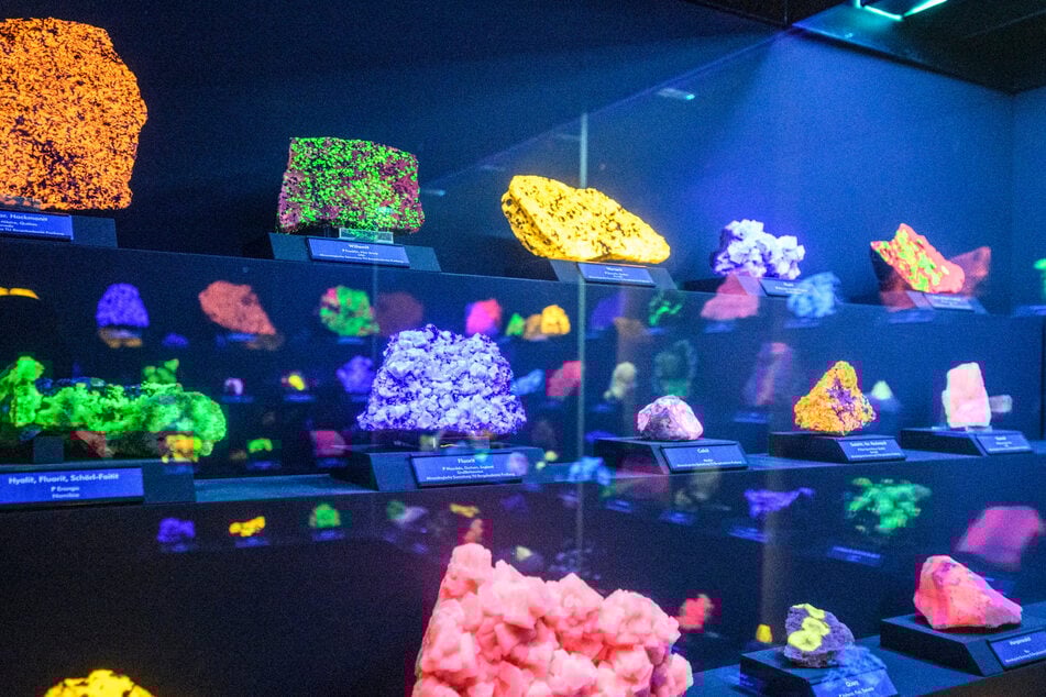 Auf Schloss Freudenstein in Freiberg können Kinder Minerale kennenlernen.