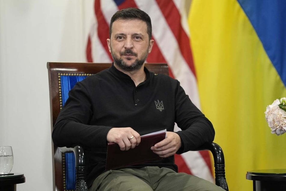 Der ukrainische Präsident Wolodymyr Selenskyj (46).