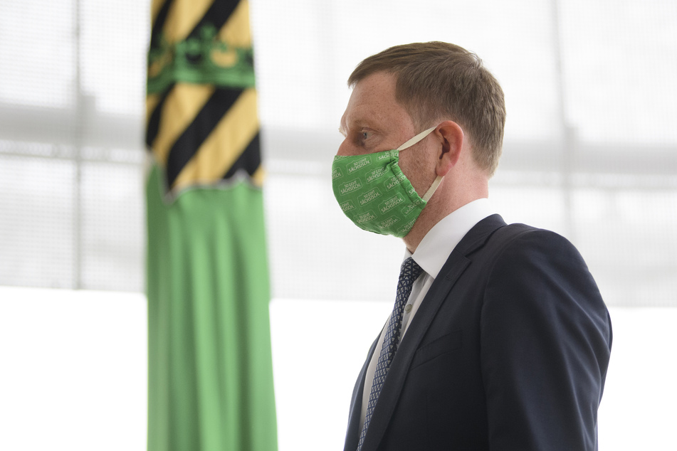 Michael Kretschmer (CDU), Ministerpräsident von Sachsen, blickt dem Corona-Krisentreffen optimistisch entgegen.