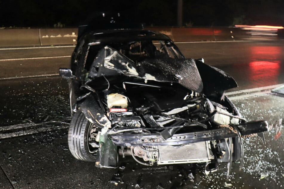 Dieser BMW soll in Brand geraten sein.