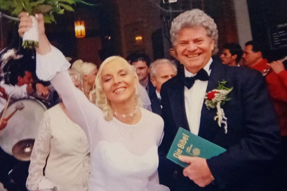 2005 gaben sich Joachim Schlese und seine Carmen in der Kreuzkirche das Jawort.