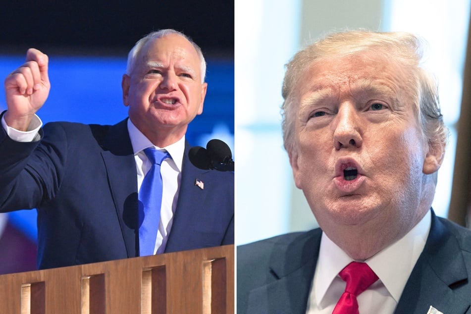 Trump wasn't impressed with Tim Walz's DNC speech: "Total lightweight!"