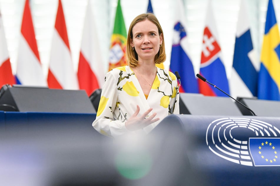 Anna Cavazinni (42, Grüne) ist seit 2019 Mitglied des Europäischen Parlaments und Vorsitzende des Ausschusses für Binnenmarkt und Verbraucherschutz.