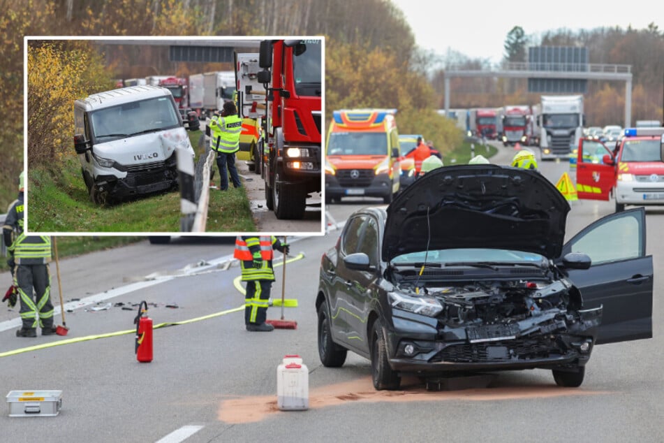 Unfall A4: Zwei Unfälle auf A4 sorgen für Vollsperrung