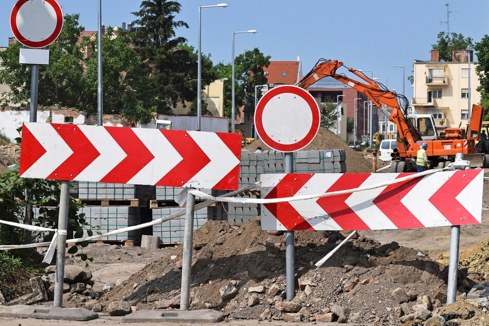 Im April wird auf Leipzigs Straßen viel gebaut. (Symbolbild)