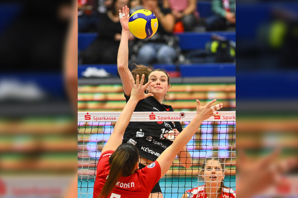 Kayla Haneline (28) erzielte 19 Punkte beim Match gegen den VC Neuwied. (Archivbild)
