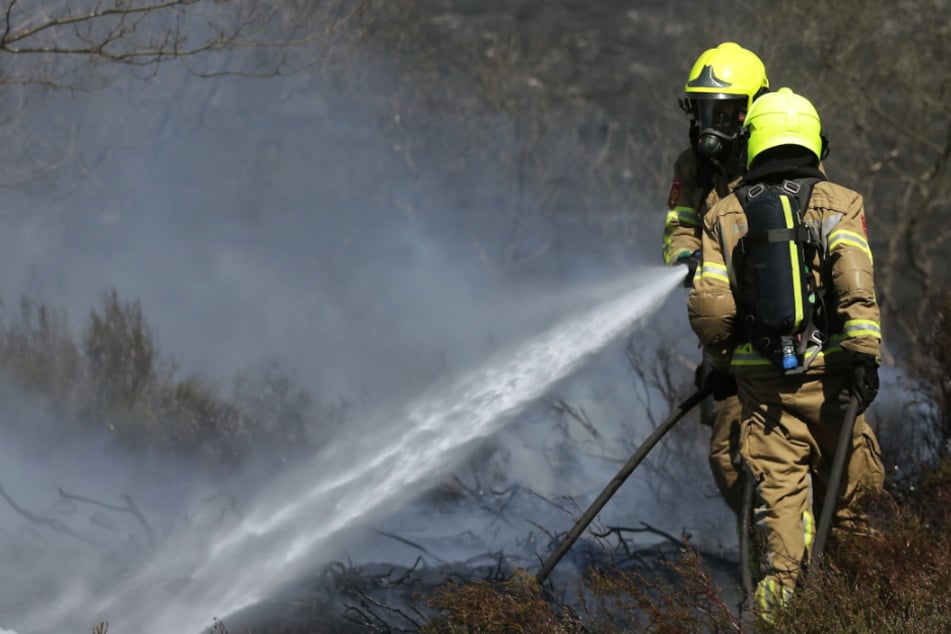 Gleich zwei Waldbrände in Hessen beschäftigten am Mittwoch die Feuerwehr (Symbolbild).