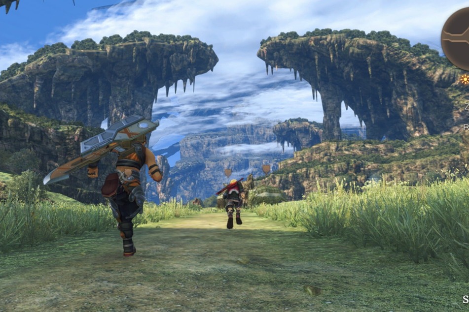 Die Welt von "Xenoblade Chronicles" wirkt auf den ersten Blick gigantisch. Statt einer offenen Welt ist der Bewegungsradius aber doch stets eingeschränkt.