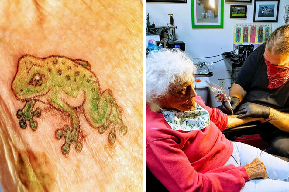 Dorothy Pollack decided she wanted to get her first tattoo in the middle of a pandemic at the age of 103.