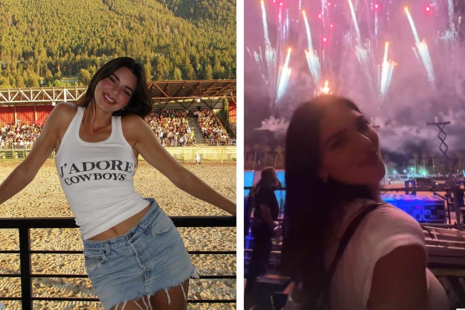 What looks did supermodel Kendall Jenner grace the Stagecoach Festival with? If you were thinking she'd be rocking high fashion, think again!