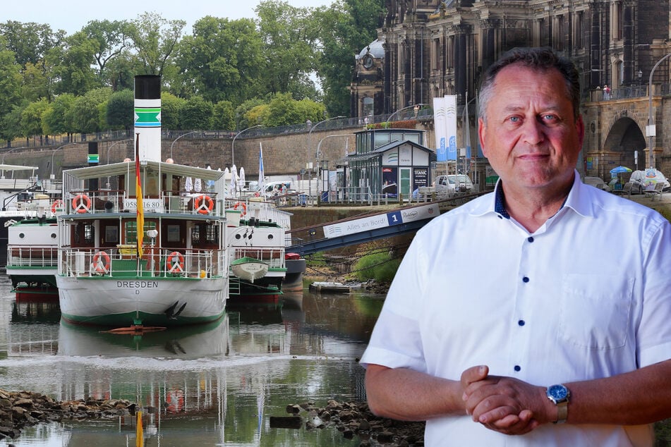 Niedriger Elbpegel ärgert die Weiße Flotte: Angebot wird reduziert, DVB bleiben standhaft