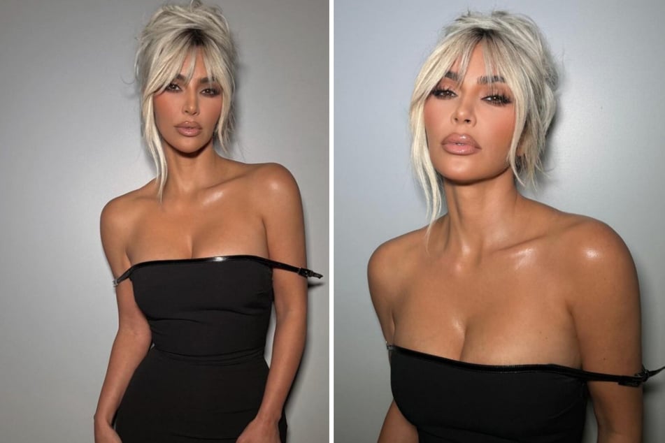 Kim Kardashian continued her blonde bombshell era at the Disney+ Upfronts earlier this week.