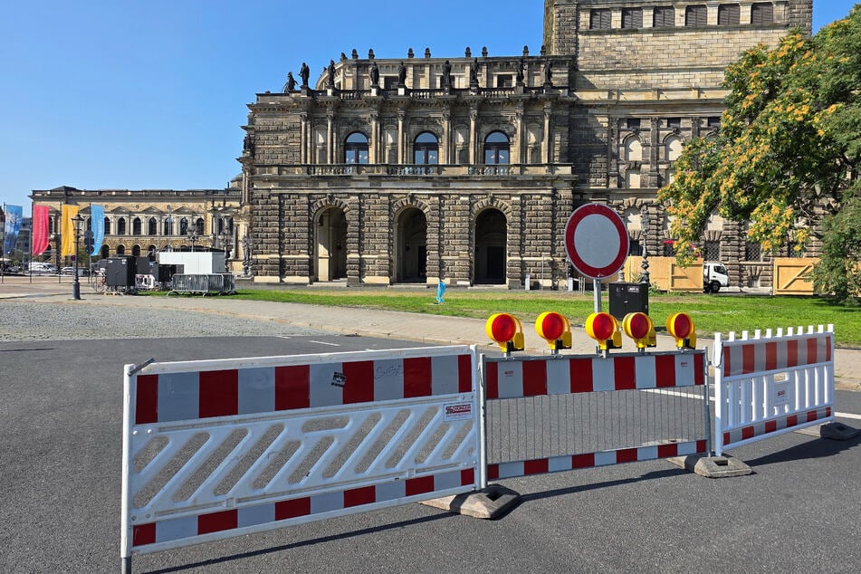 Rund um den Theaterplatz gelten am Wochenende Halteverbote.
