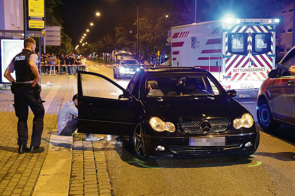 Der Mercedes, der das Kind erfasste, wurde sofort sichergestellt.