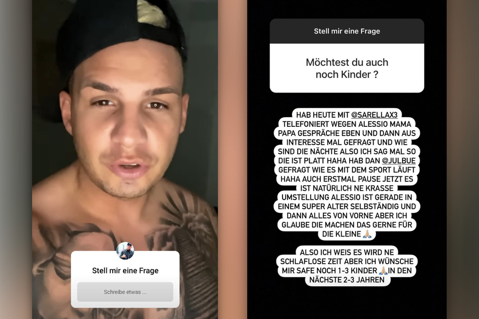 Pietro Lombardi (29) plaudert in einer Instagram-Story über ein Telefonat mit Ex-Frau Sarah Engels (29). (Fotomontage)
