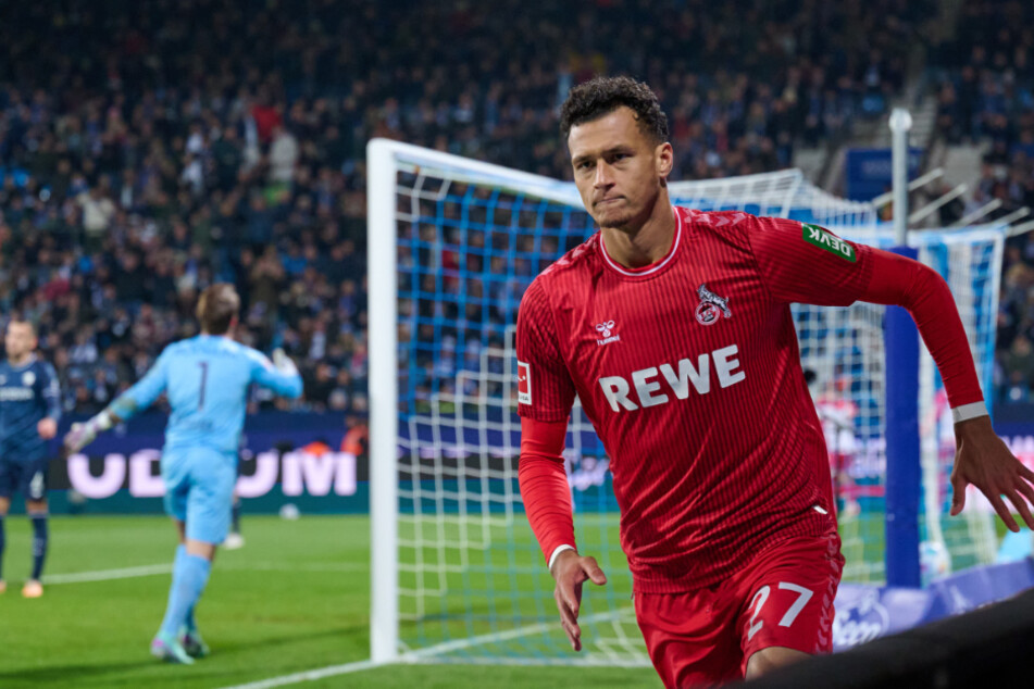 Davie Selke (29) jubelt über seinen Treffer zum 1:1 gegen den VfL Bochum am 11. Spieltag der vergangenen Saison.