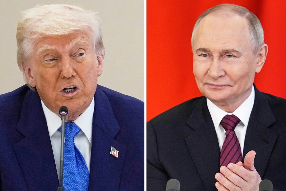 Donald Trump (78, links) und Wladimir Putin (72) wollen gemeinsam mit Wolodymyr Selenskyj (47, nicht im Bild) über ein Ende des Ukraine-Kriegs sprechen.