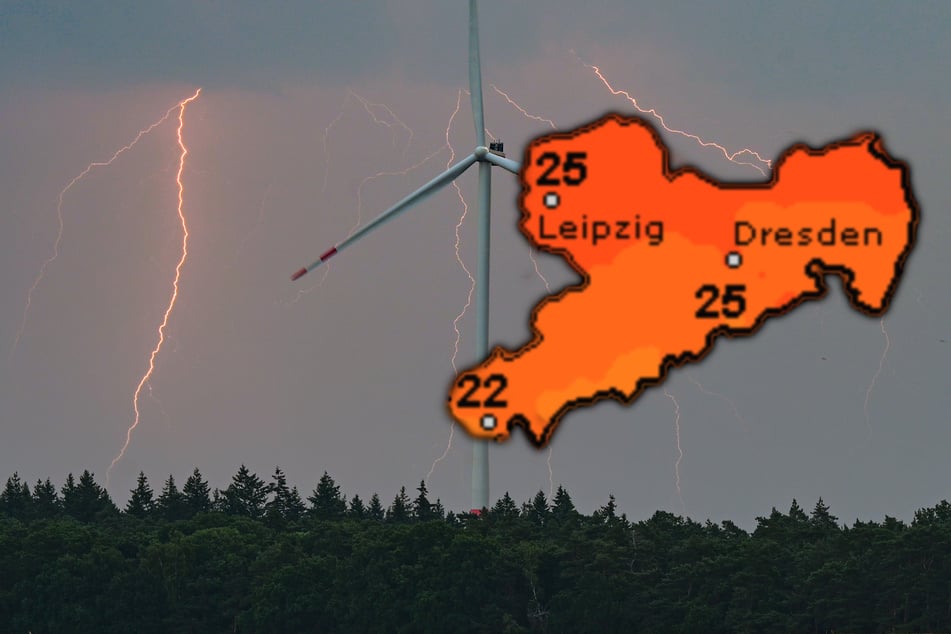 Am Montag warnt der Deutsche Wetterdienst vor kräftigen Unwettern.