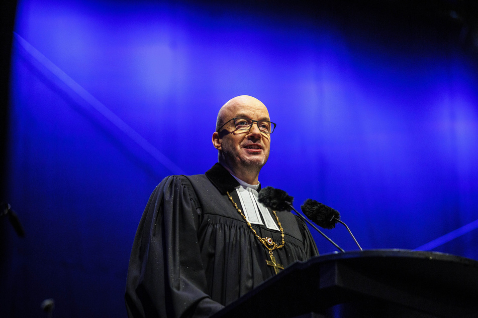 Landesbischof Tobias Bilz (59) appellierte an das Gemeinschaftsgefühl.