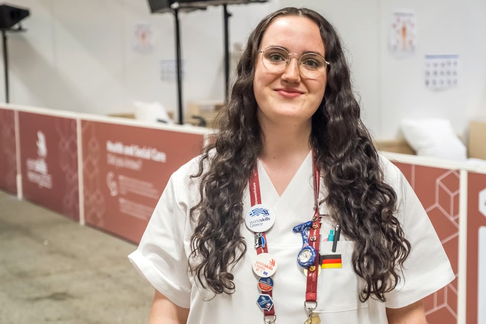 Anna Telle (21) de Chemnitz brilló en sus competiciones.
