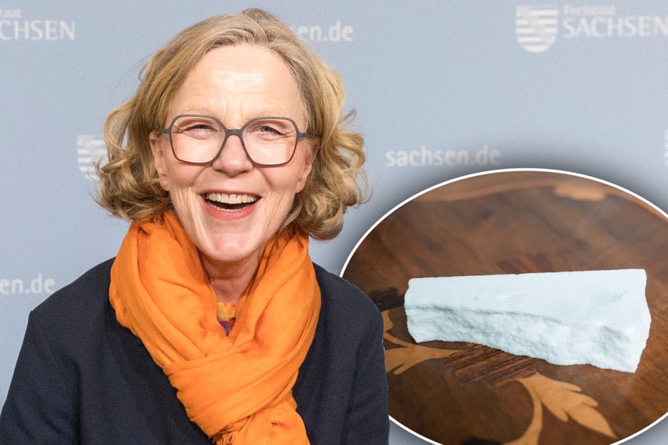Regina Kraushaar (61, CDU) hat sich aus Südtirol ein Stück Marmor mitgebracht.